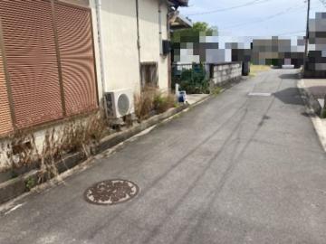 現地土地写真／194.38㎡(58.79坪)部分※上物あり更地渡し(2024年6月)