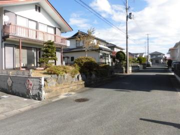 前面道路含む現地写真(2021年11月)